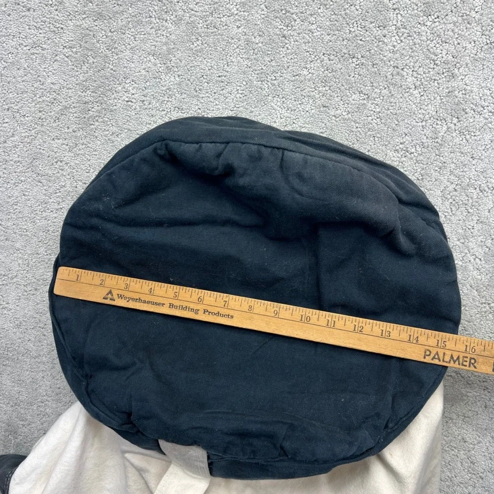 VINTAGE G.H. Bass Canvas Duffle Drawstring Bag Nautical Laundry Shoulder Strap